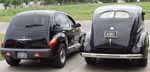 02 Chrysler PT Cruiser & 40 Ford Tudor Sedan