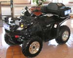 04 Yamaha Big Bear ATV 4x4 Vancouver Police Patrol Vehicle