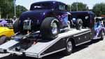 47 Chevy Transporter w/32 Ford Hiboy Chopped 3W Coupe