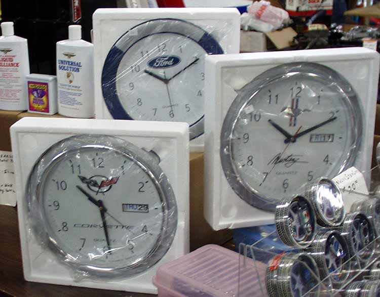 Auto Brand Clocks w/day/date