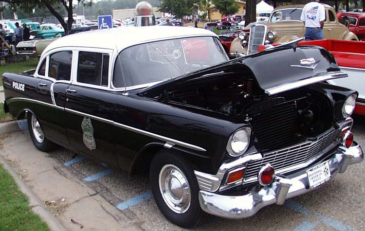 56 Chevy 4dr Sedan Police Cruiser