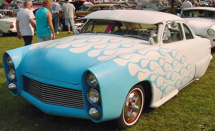 51 Ford Chopped Coupe Custom