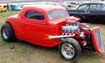 35 Ford Hiboy Chopped 3W Coupe