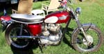 57 Triumph Twin Motorcycle