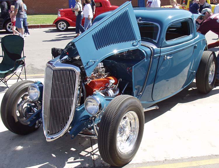 34 Ford Hiboy Chopped 3W Coupe