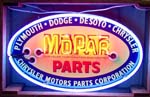 50's Neon MoPar Sign