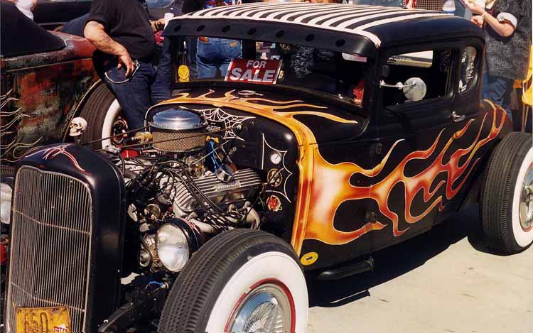30 Ford Model A Hiboy Chopped Coupe