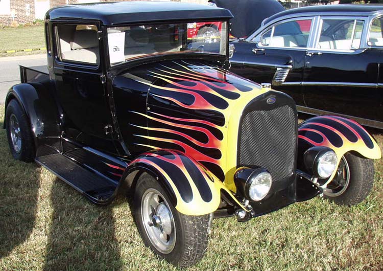 28 Ford Model A Chopped Xcab Pickup