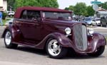 34 Chevy Chopped Convertible Victoria Sedan