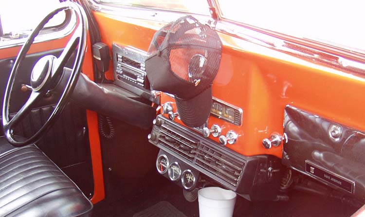 51 Willys Panel Delivery Dash