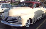 47 Chevy 2dr Fleetline Sedan