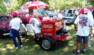 Custom Coca Cola BBQ Trailer