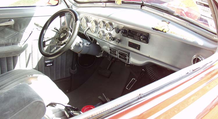 41 Chevy Chopped 2dr Sedan Custom Dash