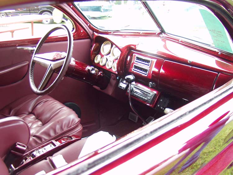 40 Ford Standard Chopped 3W Coupe Custom Dash