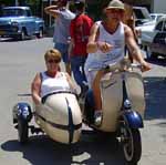 Vespa Scooter w/Sidecar