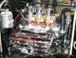 32 Ford 3W Coupe w/3x2 Cad V8