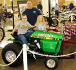 John Deer Garden Pulling Tractor & Crew