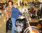 Char & Friend on Harley Davidson