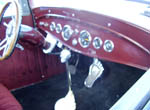 32 Ford Hiboy 5W Coupe Custom Dash