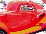 34 Ford Chopped 3W Coupe w/Molded Flames