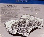 65 Shelby Cobra Roadster Info Board