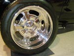 32 Ford Hiboy Chopped 3W Coupe Wheel