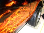 72 Chevy SWB Pickup 4x4 Flames