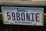 59 Pontiac Bonneville 2dr Hardtop Custom Tag