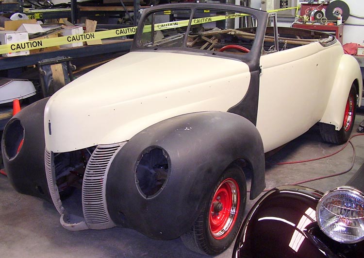 40 Ford Deluxe Convertible Project