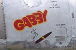North American F-86 Sabre Gabby Nose Art