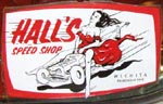 Halls Speedshop Decal