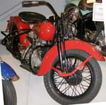 37 Harley Davidson EL V-Twin Motorcycle