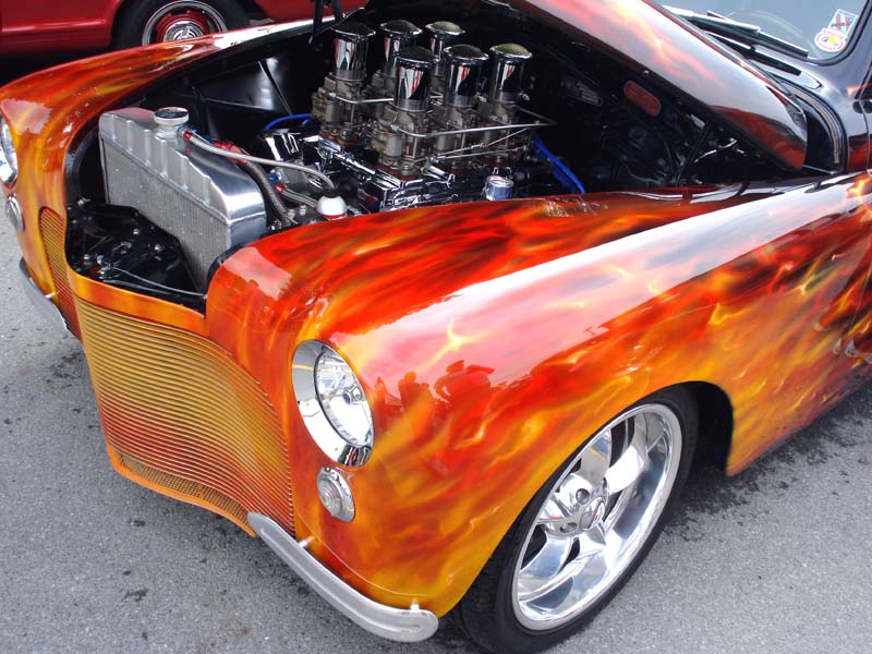 49 Plymouth 3W Coupe Custom Detail