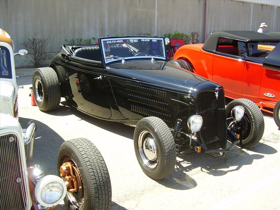34 Ford Hiboy Chopped Cabriolet