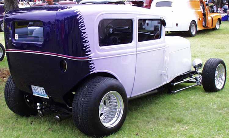 31 Ford Model A Chopped Hiboy Tudor Sedan