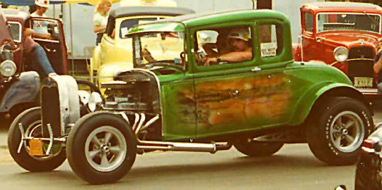 30 Ford Model A Channeled Coupe