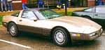 84 Gold & Brown Corvette