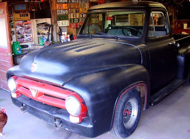 A picture walk thru of Subframing a 53 Ford F100 pickup with a mopar